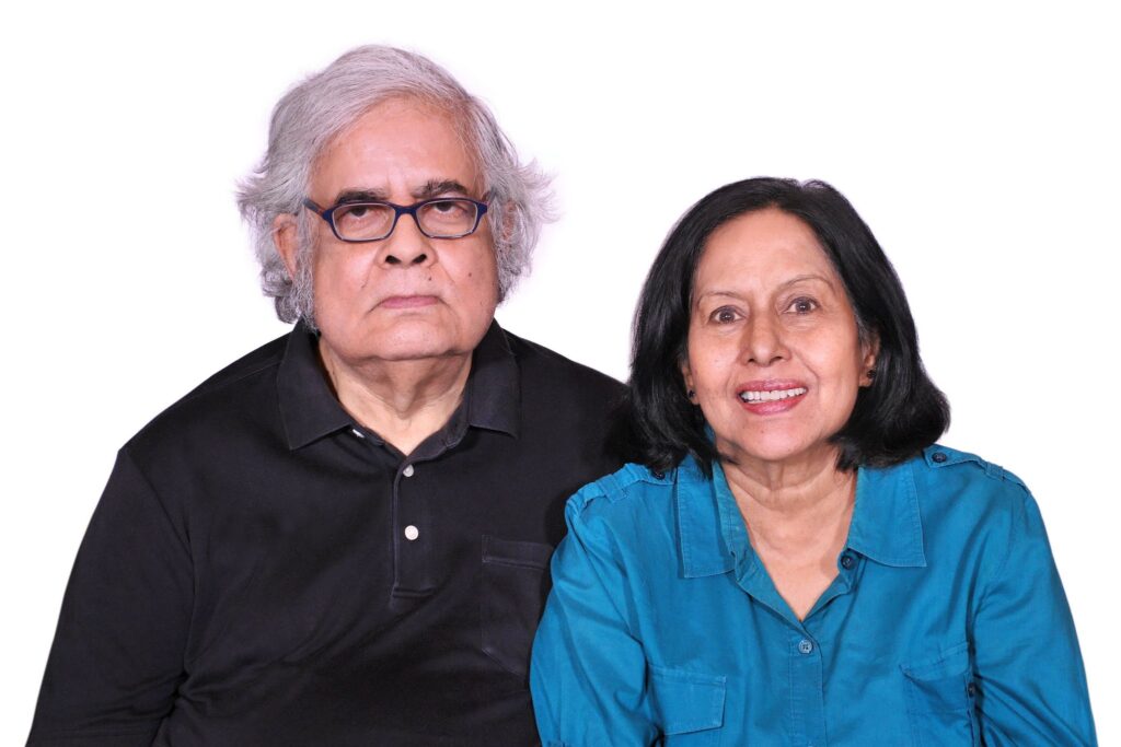Forgotten Civilizations authors Gautam Gupta (L) and Rupa Gupta