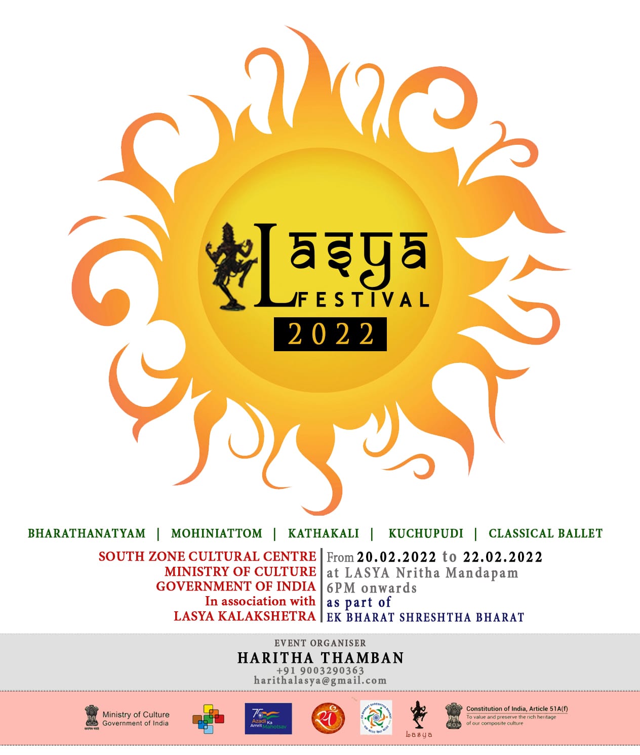 Lasya Dance Festival 2022- Ek Bharat Shresht Bharat