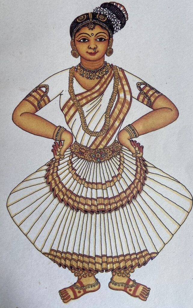 Pencil Sketch Of Kathakali Dancer - Desi Painters